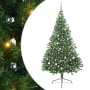 Árbol de Navidad Artificial Preiluminado Verde 240 cm PVC