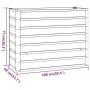 Arriate oxidado de acero corten 100x40x77 cm de vidaXL, Maceteros y jardineras - Ref: Foro24-151951, Precio: 65,72 €, Descuen...