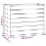 Blumenbeet aus rostigem Cortenstahl, 100 x 40 x 77 cm von vidaXL, Töpfe und Pflanzgefäße - Ref: Foro24-151951, Preis: 68,80 €...
