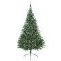 Árbol de Navidad Artificial Preiluminado Verde 240 cm PVC