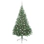 Árbol de Navidad Artificial Preiluminado Verde 240 cm PVC