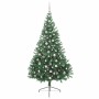 Árbol de Navidad Artificial Preiluminado Verde 240 cm PVC