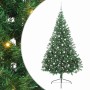 Árbol de Navidad Artificial Preiluminado Verde 240 cm PVC