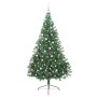 Árbol de Navidad Artificial Preiluminado Verde 240 cm PVC