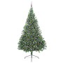 Árbol de Navidad Artificial Preiluminado Verde 240 cm PVC