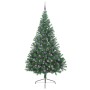 Árbol de Navidad Artificial Preiluminado Verde 240 cm PVC