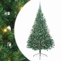 Árbol de Navidad Artificial Preiluminado Verde 240 cm PVC