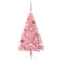 Árbol de Navidad Artificial Preiluminado Rosa 120 cm PVC