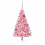Árbol de Navidad Artificial Preiluminado Rosa 120 cm PVC