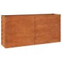 Arriate oxidado de acero corten 160x40x77 cm de vidaXL, Maceteros y jardineras - Ref: Foro24-151953, Precio: 84,35 €, Descuen...