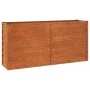 Arriate oxidado de acero corten 160x40x77 cm de vidaXL, Maceteros y jardineras - Ref: Foro24-151953, Precio: 84,02 €, Descuen...