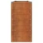 Blumenbeet aus rostigem Cortenstahl, 160 x 40 x 77 cm von vidaXL, Töpfe und Pflanzgefäße - Ref: Foro24-151953, Preis: 84,18 €...