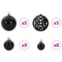 Árbol de Navidad Artificial Preiluminado Rosa 120 cm PVC
