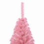 Árbol de Navidad Artificial Preiluminado Rosa 120 cm PVC