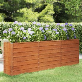 Blumenbeet aus rostigem Cortenstahl, 240 x 40 x 77 cm von vidaXL, Töpfe und Pflanzgefäße - Ref: Foro24-151955, Preis: 106,76 ...
