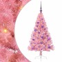 Árbol de Navidad Artificial Preiluminado Rosa 120 cm PVC