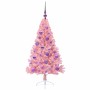Árbol de Navidad Artificial Preiluminado Rosa 120 cm PVC