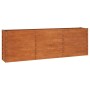 Blumenbeet aus rostigem Cortenstahl, 240 x 40 x 77 cm von vidaXL, Töpfe und Pflanzgefäße - Ref: Foro24-151955, Preis: 108,94 ...