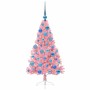 Árbol de Navidad Artificial Preiluminado Rosa 120 cm PVC