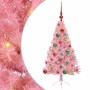 Árbol de Navidad Artificial Preiluminado Rosa 120 cm PVC