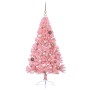 Árbol de Navidad Artificial Preiluminado Rosa 150 cm PVC