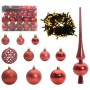 Árbol de Navidad Artificial Preiluminado Rosa 150 cm PVC