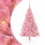 Árbol de Navidad Artificial Preiluminado Rosa 150 cm PVC