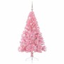 Árbol de Navidad Artificial Preiluminado Rosa 150 cm PVC