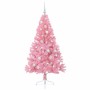 Árbol de Navidad Artificial Preiluminado Rosa 150 cm PVC