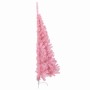 Árbol de Navidad Artificial Preiluminado Rosa 150 cm PVC