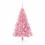 Árbol de Navidad Artificial Preiluminado Rosa 150 cm PVC