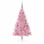 Árbol de Navidad Artificial Preiluminado Rosa 150 cm PVC
