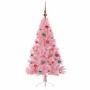 Árbol de Navidad Artificial Preiluminado Rosa 150 cm PVC