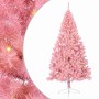 Árbol de Navidad Artificial Preiluminado Rosa 210 cm PVC
