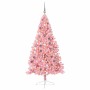 Árbol de Navidad Artificial Preiluminado Rosa 210 cm PVC