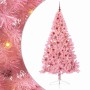 Árbol de Navidad Artificial Preiluminado Rosa 210 cm PVC