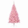 Árbol de Navidad Artificial Preiluminado Rosa 210 cm PVC