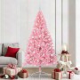 Árbol de Navidad Artificial Preiluminado Rosa 210 cm PVC