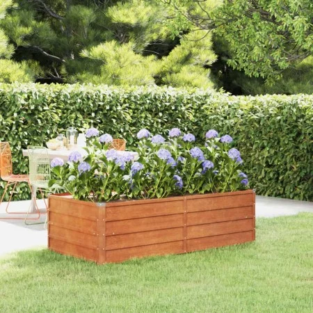 Rusty Corten steel flower bed 160x80x45 cm by vidaXL, Pots and planters - Ref: Foro24-151958, Price: 83,03 €, Discount: %