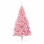 Árbol de Navidad Artificial Preiluminado Rosa 210 cm PVC