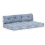 Paletten-Sofakissen aus Indigo-Patchworkstoff von vidaXL, Kissen für Stühle und Sofas - Ref: Foro24-287721, Preis: 146,56 €, ...
