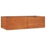 Blumenbeet aus rostigem Cortenstahl, 160 x 80 x 45 cm von vidaXL, Töpfe und Pflanzgefäße - Ref: Foro24-151958, Preis: 80,44 €...
