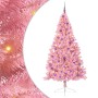 Árbol de Navidad Artificial Preiluminado Rosa 210 cm PVC