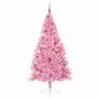 Árbol de Navidad Artificial Preiluminado Rosa 210 cm PVC