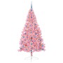 Árbol de Navidad Artificial Preiluminado Rosa 210 cm PVC