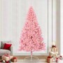 Árbol de Navidad Artificial Preiluminado Rosa 240 cm PVC