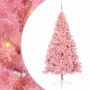 Árbol de Navidad Artificial Preiluminado Rosa 240 cm PVC