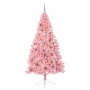 Árbol de Navidad Artificial Preiluminado Rosa 240 cm PVC
