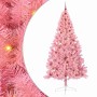 Árbol de Navidad Artificial Preiluminado Rosa 240 cm PVC