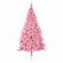 Árbol de Navidad Artificial Preiluminado Rosa 240 cm PVC